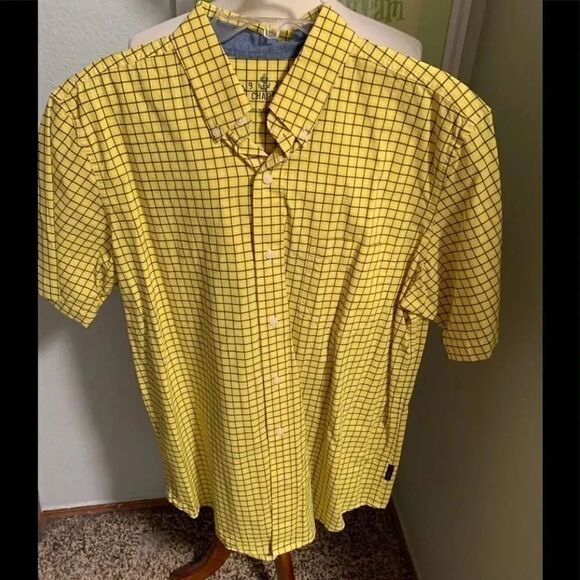 Chaps 1978 Yellow & Black Shirt #M3 - Picture 1 of 3